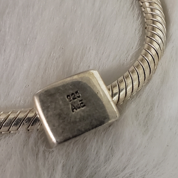Pandora 11 spacer charm necklace 925 silver - Picture 7 of 13